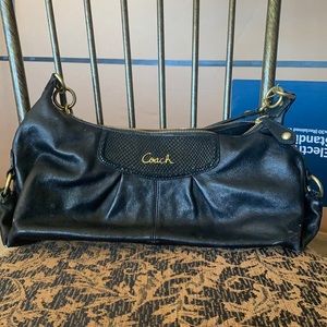 Black and Gold Coach Purse